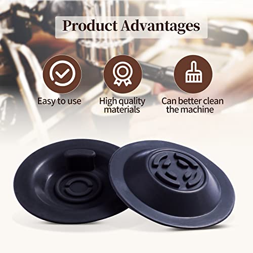 2 Pack 54mm Backflush Cleaning Disc for Breville Espresso Machines