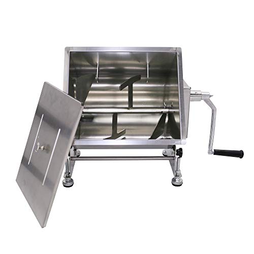 CMI Commercial Tilting Mixer Stainless Steel Manual Meat Mixers with Lid