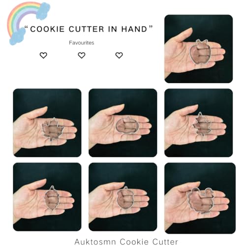 7 Pcs Mini Fall Cookie Cutter Set