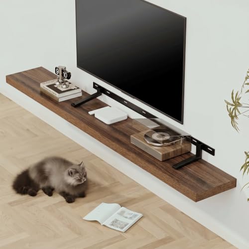 Deep Floating Shelves 72x12” Set of 1