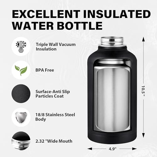 Insulated Water Bottle 64 oz