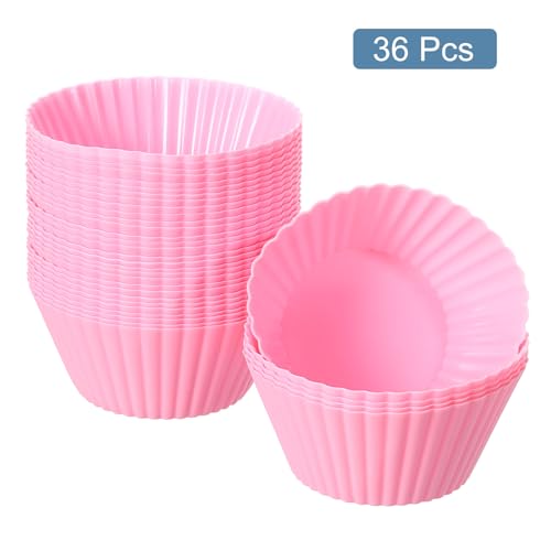 36Pcs Silicone Cupcake Liners (36 Count)