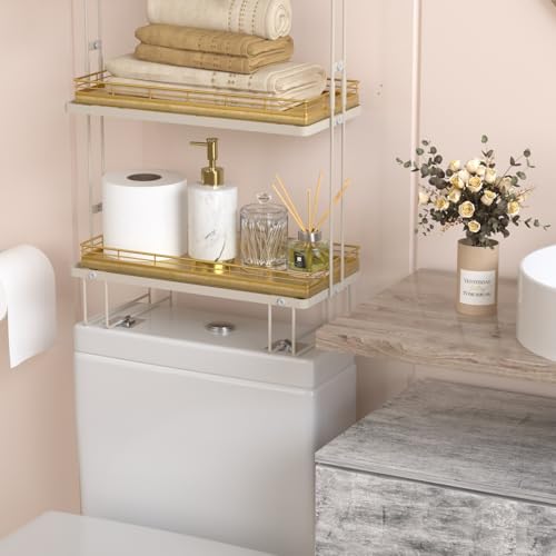 Oak Bathroom Toilet Tank Tray