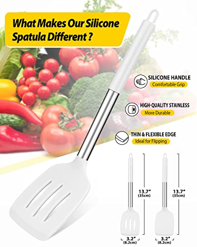 Pack of 2 Silicone Solid Turner (2 Count)