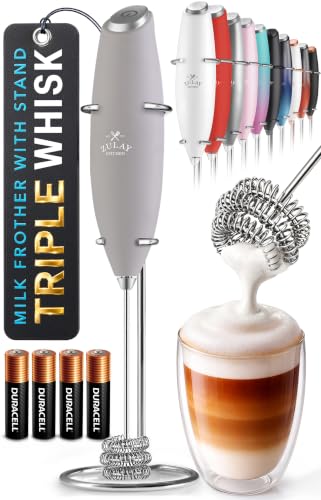 Powerful Milk Frother Wand With Duracell Batteries