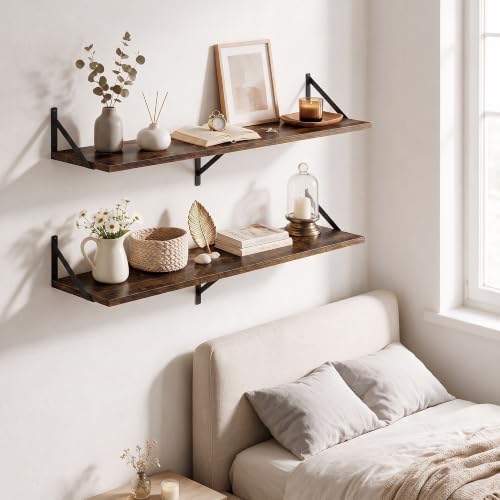 Wall Mounted Floating Shelves Set of 2 (2 Count)