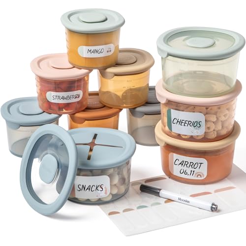 Silicone Baby Food Containers (10 Count)