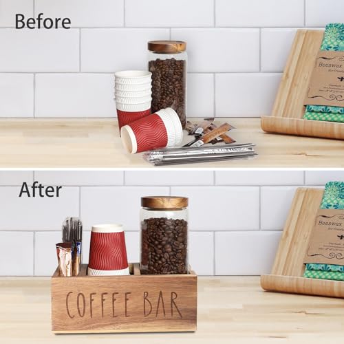 Acacia Wood Station Organizer
