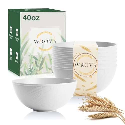 Wheat Straw Bowls for Cereal 40 oz