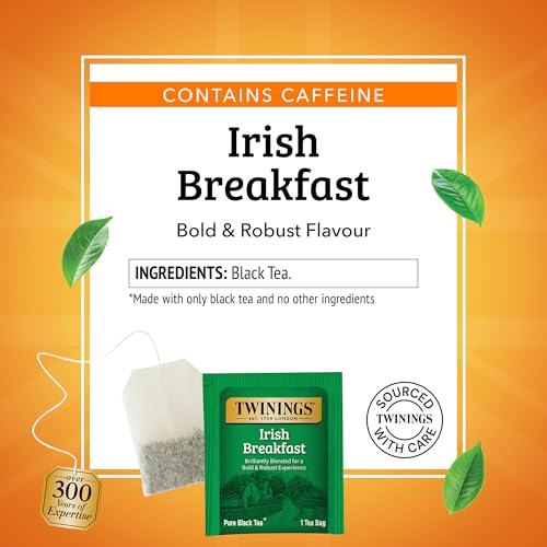 Irish Breakfast Black Tea Individually Wrapped Bags (100 Count)