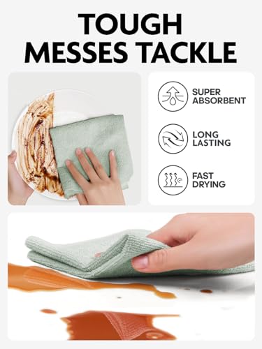 Microfiber Cleaning Cloth Roll (75 Count)