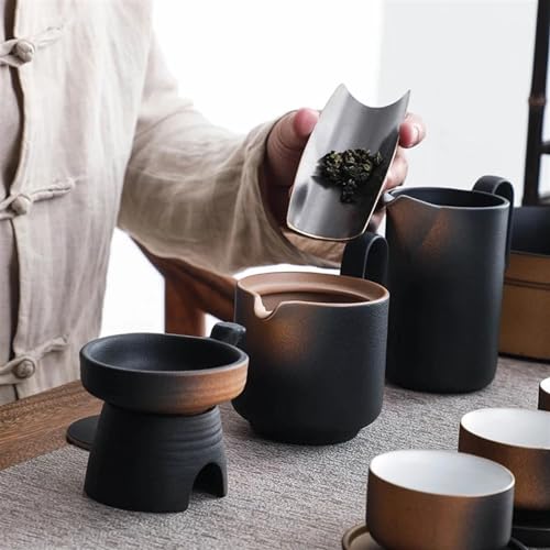 Tea Sets Teaware Kung Fu Tea Set Gift Box Ceramic Teapot Tea Cup Vintage Luxury Chinese Tea Service Set Porcelain Home Items Travel Tea Set Teapot