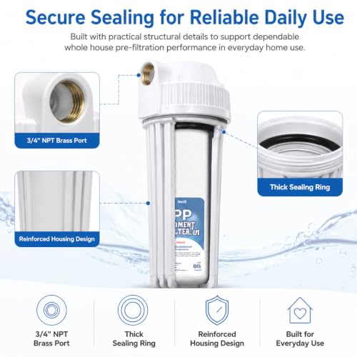 Whole House Water Filter Housing