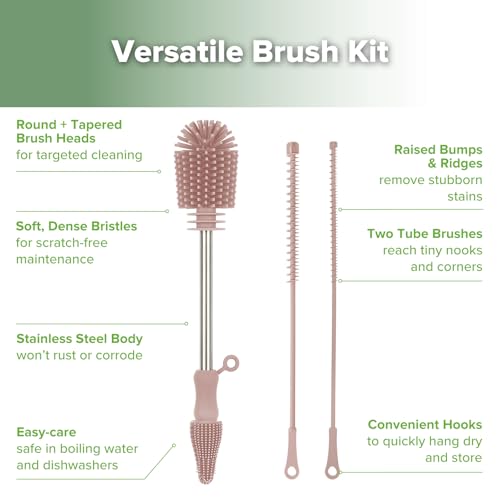 Silicone Cleaning Brush Kit