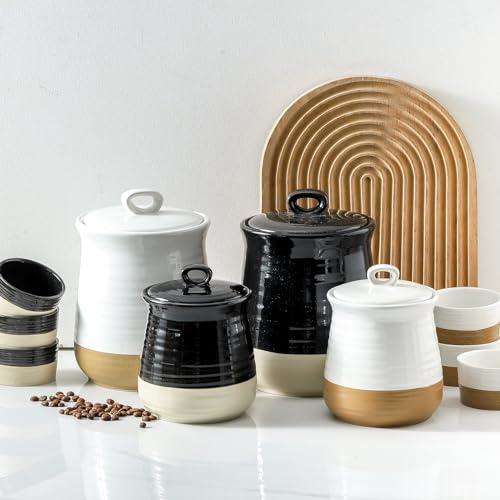 Ceramic Food Storage Jars (3 Count)