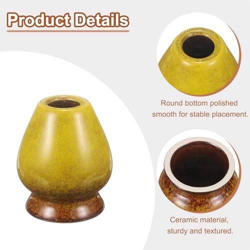 Ceramic Chasen Stand 70mm Matcha Whisk Holder Teas Set Whisks Stand Traditional Matcha Tea Chasen Holder Tea Set Accessories for Tea Tasting