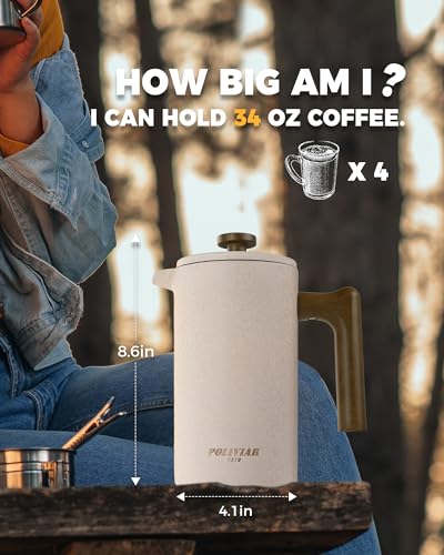 POLIVIAR French Press Coffee Maker