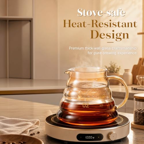 Pour Over Coffee Maker Set 20 oz (2 Count)