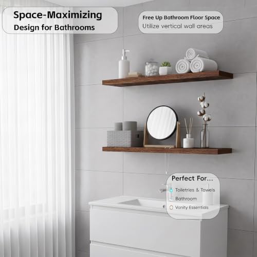 Floating Wall Shelves (2 Count)