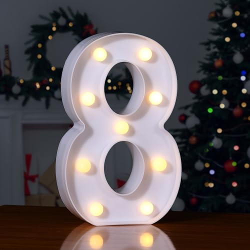 Decorative Led Marquee Light Up Number