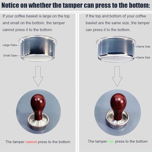 5Pcs Set Espresso Tamper 51mm Accessories Kit