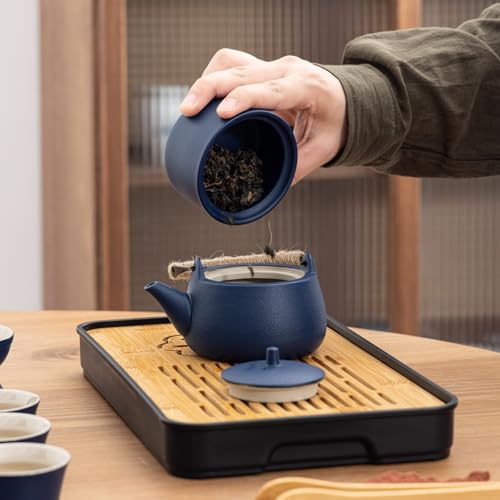 14 Piece Portable Ceramic Travel Tea Set