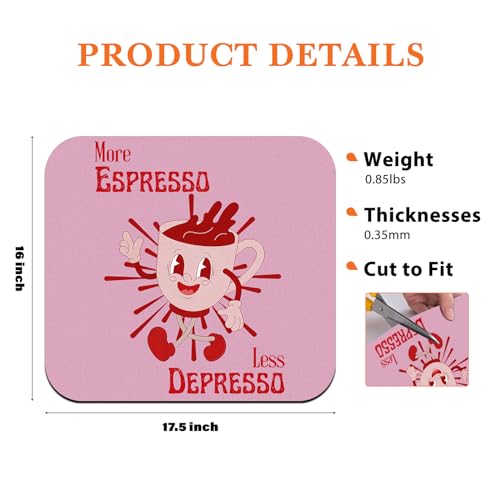 GZD More Espresso Less Depresso Coffee Mat