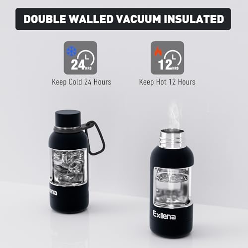Small Water Bottle 12oz with Clip