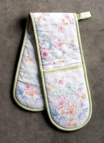 Double Oven Mitts 100% Cotton Double Oven Glove