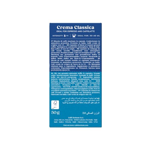 Crema Classica Aluminum Capsules Compatible with Nespresso Original Machines (30 Count)