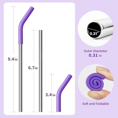 6.7" Short Metal Straw