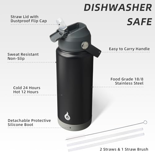 24oz Insulated Water Bottle