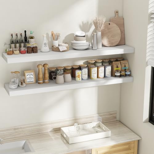 12 Inch Deep Floating Shelves (2 Count)