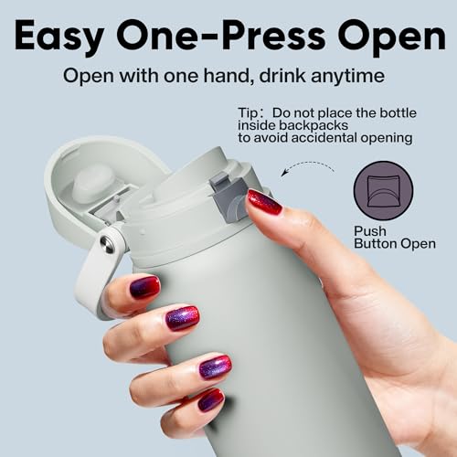 Insulated Water Bottle with Straw