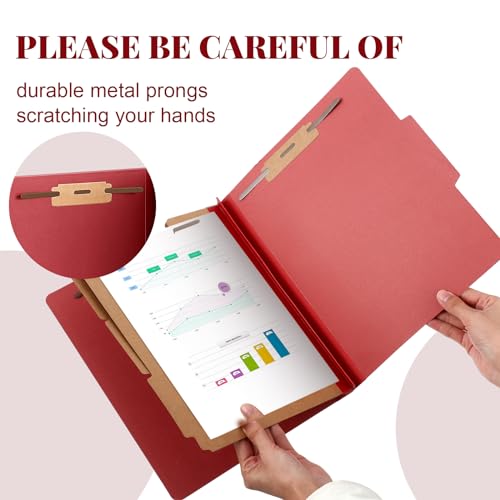 48 Pcs Classification Folder Letter Size