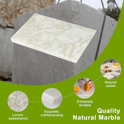 Multi Purpose Pastry Marble Tray Cutting Board With Non