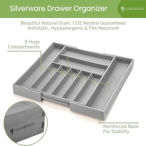 Bamboo Drawer Organizer