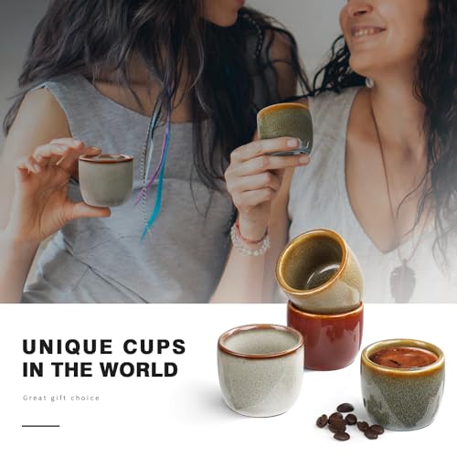 Ceramic Espresso Cups Set of 4 (4 Count)