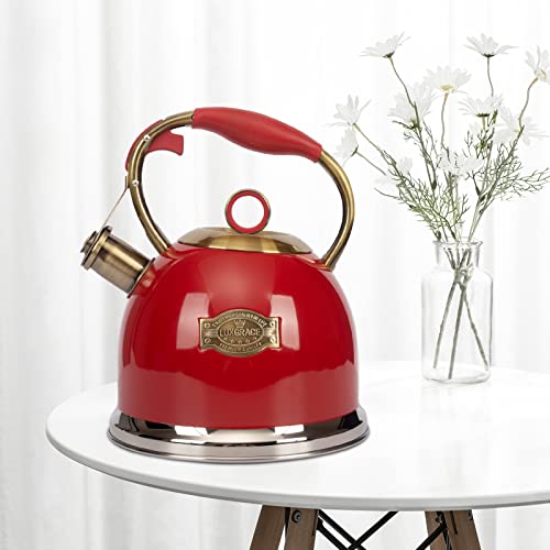Tea Kettle Stovetop Whistling Teapot