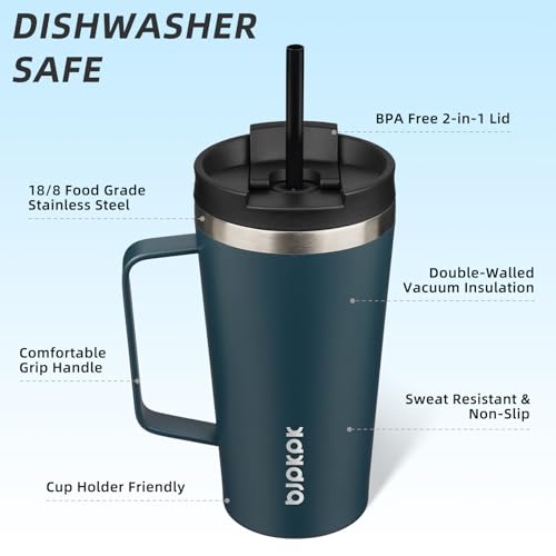 18oz Insulated Tumbler with Handle