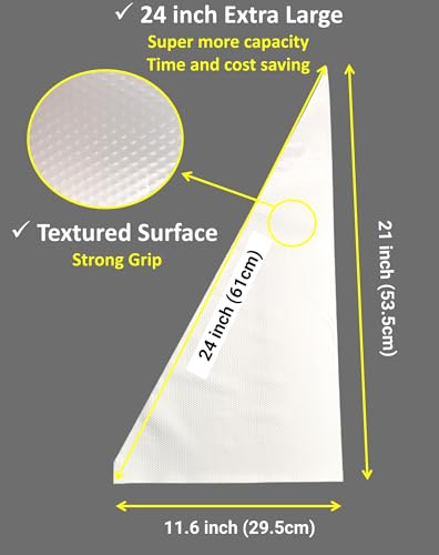 24 Inch Extra Large Piping Bags (100 Count)