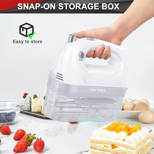 Hand Mixer Electric Handheld 400W 5