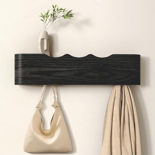 Wall Mounted Coat Rack with Shelf