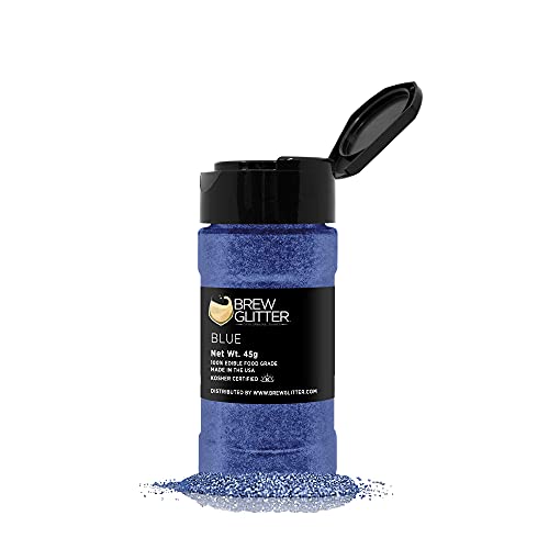 Blue BREW GLITTER Edible Glitter for Drinks