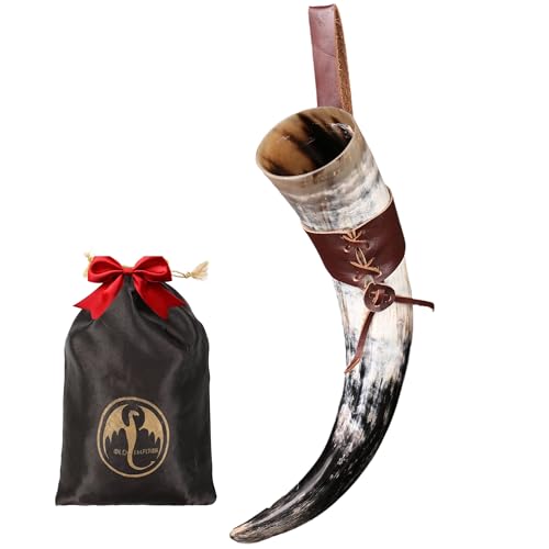 OLDEMPEROR Viking Drinking Horn