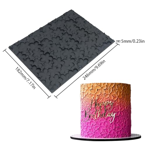 Silicone Lace Cake Mold Flower Impression Mat for Baking