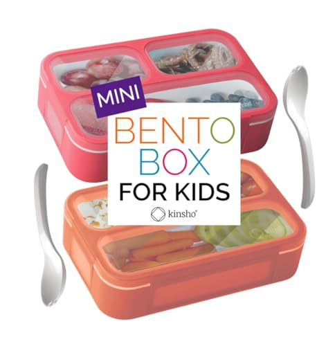 Small Snack Box Container for Kids Toddlers (2 Count)