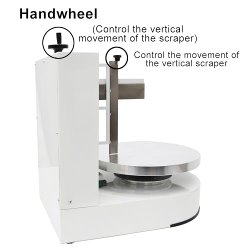 Cake Frosting & Smoothing Machine Stainless Steel Scraper 110V