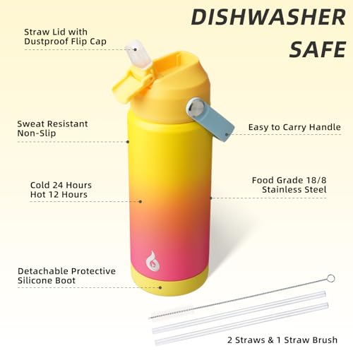 18oz Insulated Water Bottle
