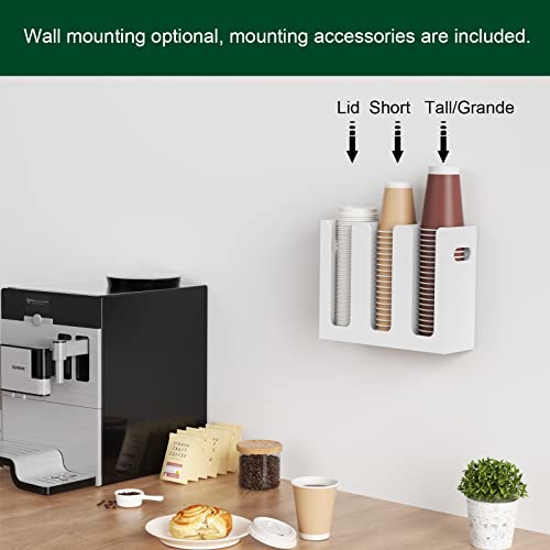 Disposable Coffee Cup Dispenser with Handles